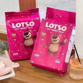 Gói 200 Khăn Lau Mặt Đa Năng Gấu Dâu Lotso Siêu Mềm Mại Phù Hợp Cho Da Nhạy Cảm An Toàn Cho Da