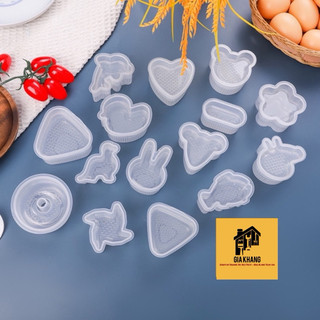 Set 4 Khuôn ép làm cơm nắm hình thú cho bé thích ăn ( 4 mẫu)