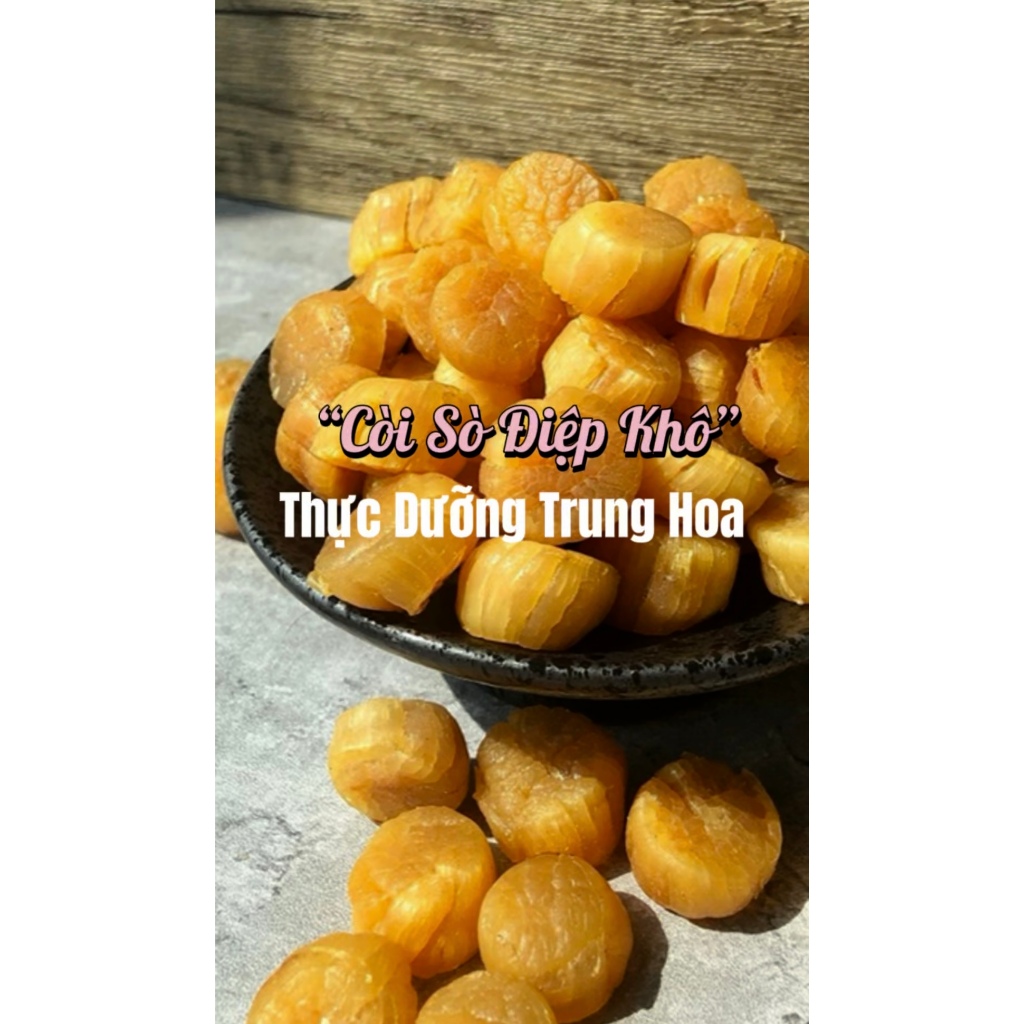 Cồi Sò Điệp Khô Loại Ngon 100Gram