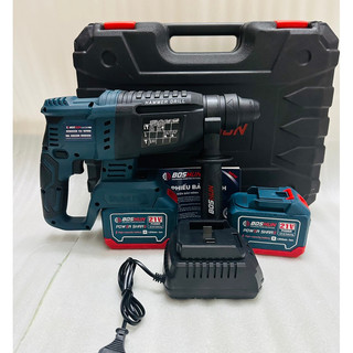 Máy khoan bê tông boshun BS-R2803H động cơ không than 2 pin 15cell-6ah