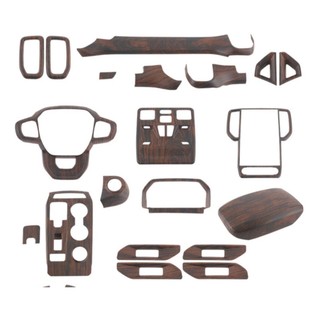 Full ốp trang trí nội thất Vân Gỗ cho Ford Ranger, Everest 2023 2024