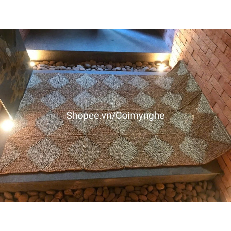 (Loại 1) Thảm cói trải sàn siêu bền KT 1m5