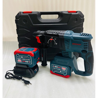 Máy khoan bê tông boshun BS-R2803H động cơ không than 2 pin 15cell-6ah