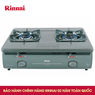 Bếp gas đôi rinnai rv-4680g ✅ đánh lửa ic , cảm ứng ngắt gas tự động, bảo hành 2 năm