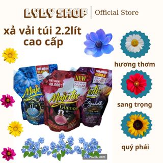 #nước xả vải majjetic 2,2lit(màu xanh)