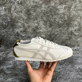 [Hàng sẵn +Fullbox] Giày Tiger xám gót rêu nam nữ