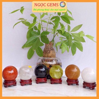 Đế Gỗ Đặt Quả Cầu Phong Thủy