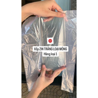 [ GIÁ RẺ - QUẬN 8] 500gam /1ký TÚI XỐP 2 QUAI ZIN MÀU TRẮNG (loại MỎNG ) HÀNG LOẠI 1 KHÔNG MÙI HÔI