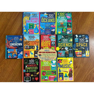 Nhập khẩu- USBORNE - 100 things to know about (11q bìa cứng)
