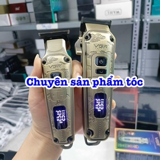 ✅VGR Tông đơ cắt tóc cao cấp VGR 005 - tăng tốc 4 tốc độ 5500-7000rpm pin Lithium Ion 2600mAh màn hình màu báo tốc độ