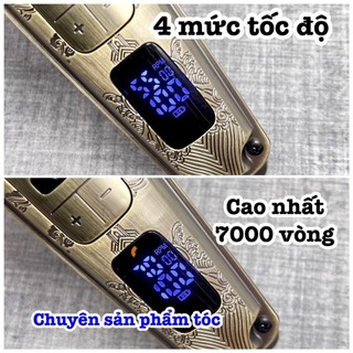 ✅VGR Tông đơ cắt tóc cao cấp VGR 005 - tăng tốc 4 tốc độ 5500-7000rpm pin Lithium Ion 2600mAh màn hình màu báo tốc độ