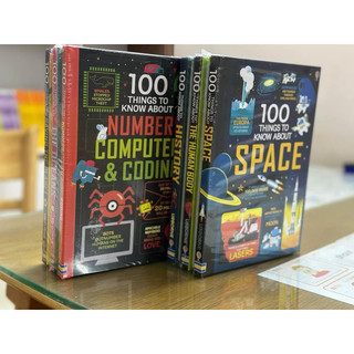 Nhập khẩu- USBORNE - 100 things to know about (11q bìa cứng)