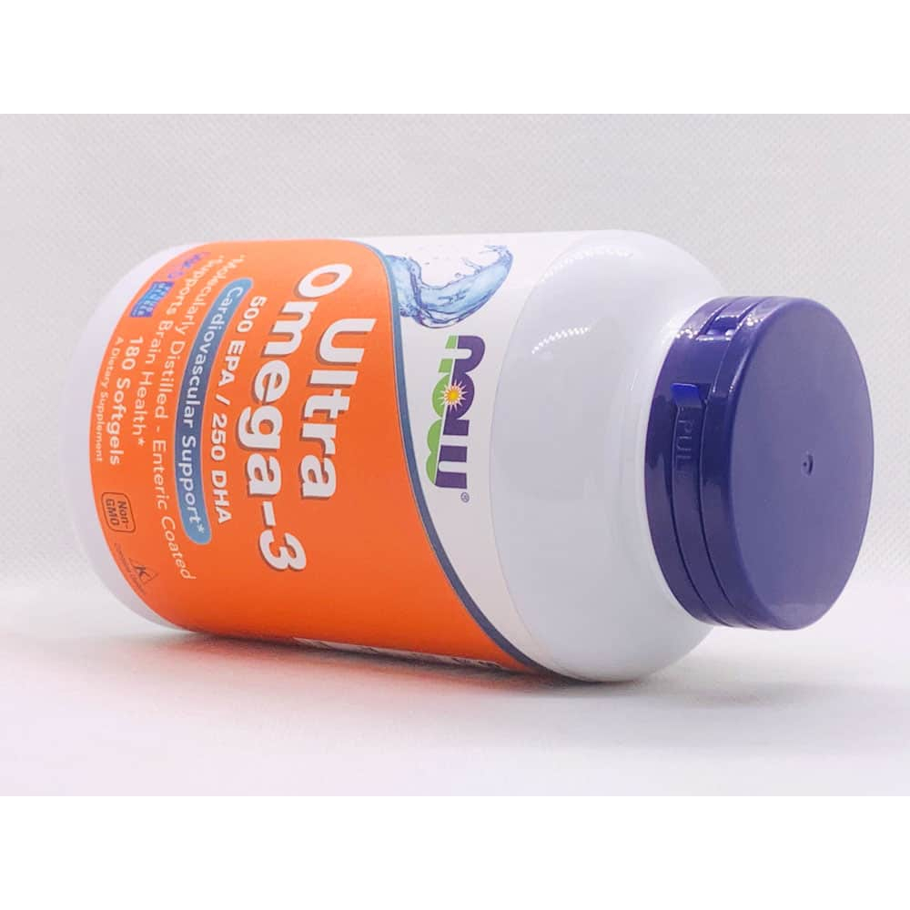 [Chính hãng] Thực phẩm bổ sung Vitamin Now Ultra Omega 3 500 EPA/250 DHA nhập khẩu Mỹ bảo vệ mắt, trí não, đẹp da