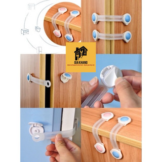  DÂY KHOÁ GÀI TỦ LẠNH, KHOÁ NGĂN KÉO, KHOÁ TỦ ĐỒ