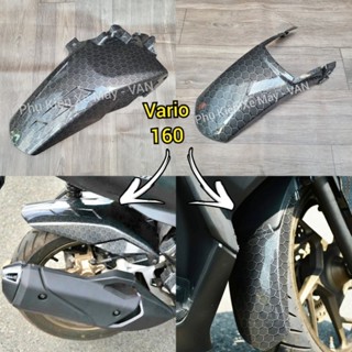 Dè Chắn Bùn Trước Sau Xe VARIO 160 2022->2025 Nhựa Carbon