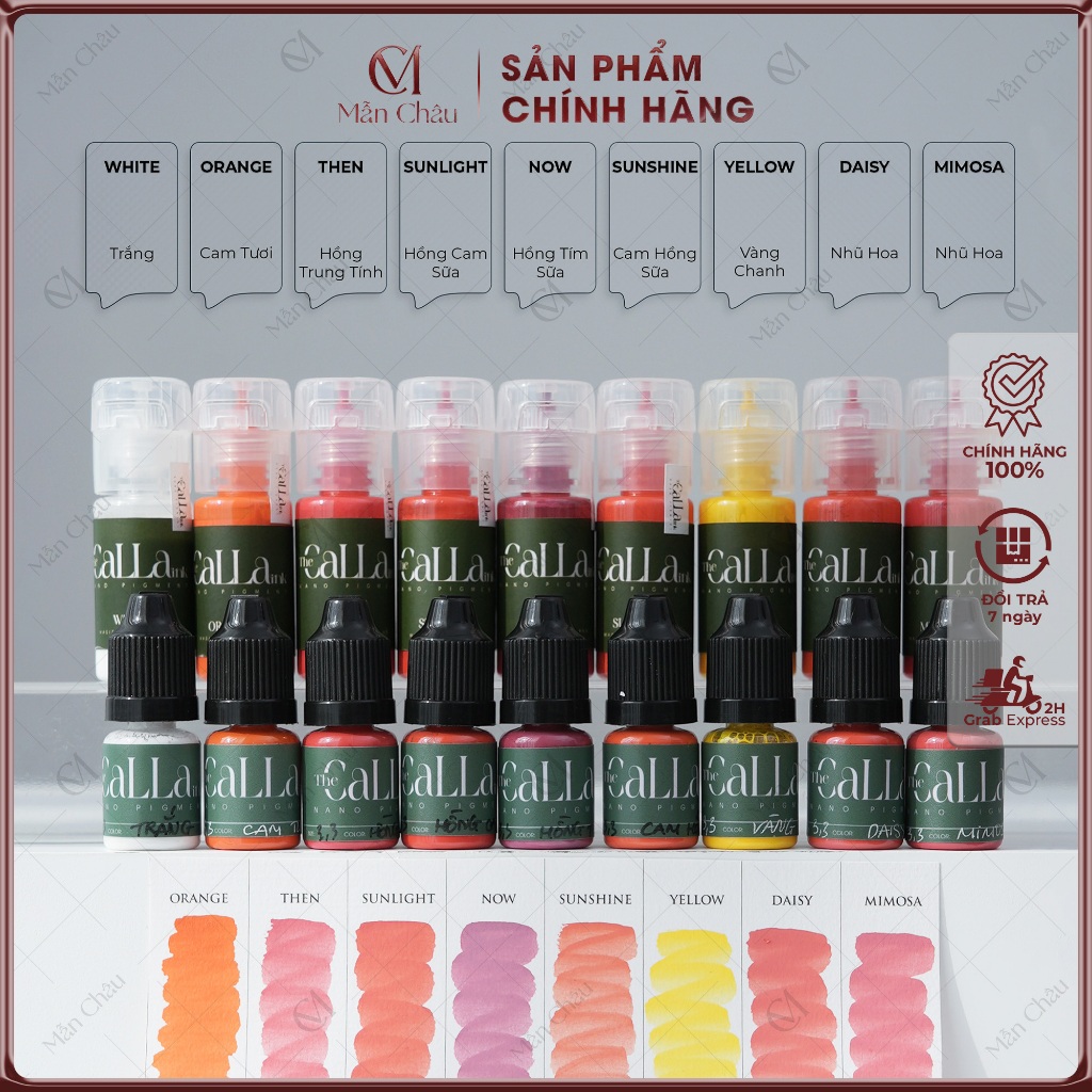 Mực Calla Ink Hà Vy Màu Xử Lý