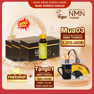(Liệu trình 1 tháng) Combo 3 hộp NMN Thingo - Nước uống trường sinh, khoẻ, trẻ, đẹp và trường sinh