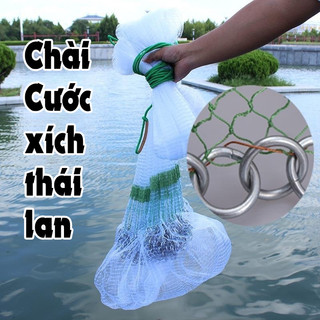  Chài cá - Chài cước chân xích bung chài 6m nặng 4kg 