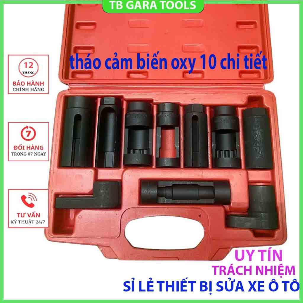 Bộ khẩu tháo cảm biến oxy 10 chi tiết ,Dụng cụ sửa chữa ô tô