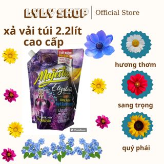 #nước xả vải majjetic túi 2.2lít (màu tím)