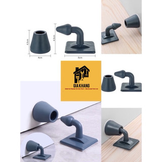  BỘ CHẶN CỬA CHỐNG VA ĐẬP SILICON DÁN NỀN