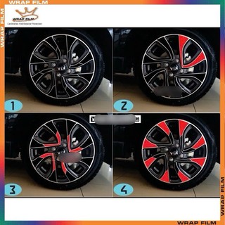 Decal dán mâm Kia Morning (5bánh)