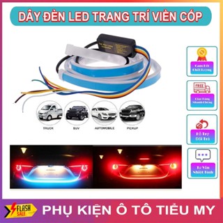 Dây Đèn Led Trang Trí Cốp Viền Ô Tô Xe Hơi 12V - Led Cốp 7 Màu Dài 1.2m Tích Hợp 6 Chế Độ Chống Nước