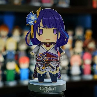 Mô hình giấy Anime Chibi Raiden Shogun - Genshin Impact