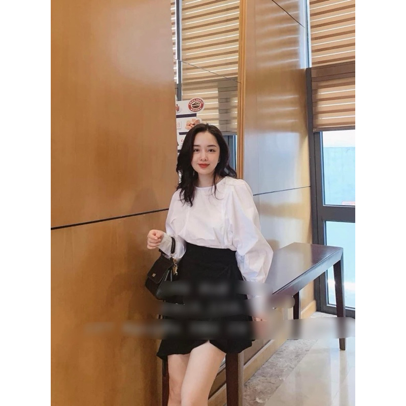 sơ mi xinh tay bồng 4 màu xinh