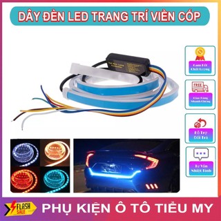 Dây Đèn Led Trang Trí Cốp Viền Ô Tô 12V - Dài 120cm Hiệu Ứng Thay Đổi Nhiều Màu Theo Xi Nhan