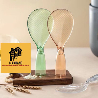  Muỗng xới cơm vá cơm chống dính TRONG SUỐT TỰ ĐỨNG cao cấp