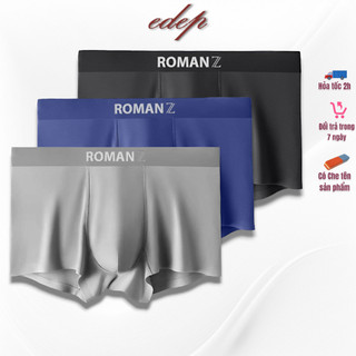 Set Quần Sịp Đùi Nam Romanz cạp To Đúc Su Nhật Cạp Trơn - Hàng Cao Cấp