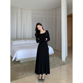 (moclanclothing -order) váy len dáng xoè dài tay nhà MULVAN XINH YÊU