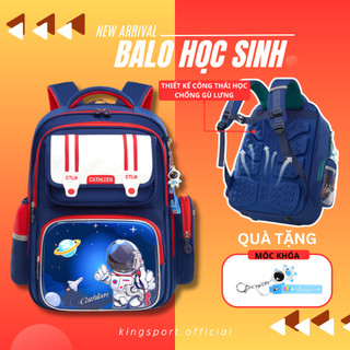 Balo cho bé trai tiểu học Phi Hành Gia, Cặp học sinh cấp 1 chống gù giảm gánh nặng bào vệ cột sống