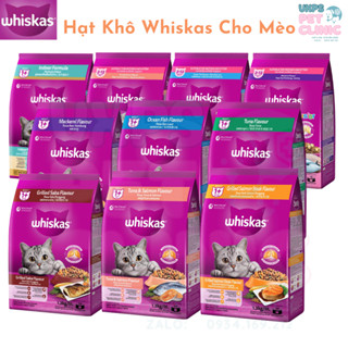 Hạt Khô Nhân Mềm Whiskas Cho Mèo Túi 1.2kg/1.1kg Cho Mèo Lớn/ Mèo Con