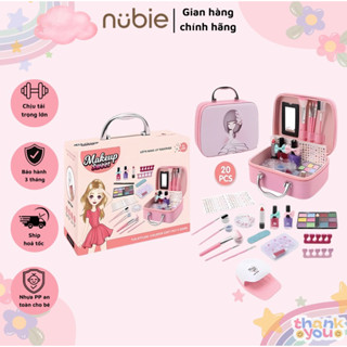  Vali Trang Điểm Cho Bé Gái Đồ Chơi Makeup Đồ Chơi Làm Đẹp Cao Cấp Dễ Làm Sạch-Kèm Máy Hơ Móng 
