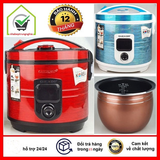  Nồi Cơm Điện 2L GUGKOO GK-208 Công Nghệ Nấu 3D Hàn Quốc Lòng nồi dày Chống dính siêu bền 