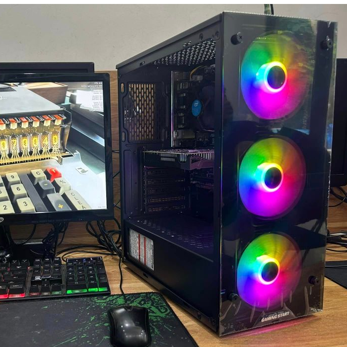 Vỏ máy tính (Vỏ case) 2 Mặt Kính Gameming Start GA