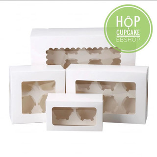20 CHIẾC HỘP GIẤY ĐỰNG BÁNH CUPCAKE 12 CUP