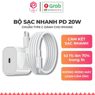 Sạc nhanh PD 20W Không Nóng Máy ,An Toàn Ổn Định bảo hành 12 tháng PKONE
