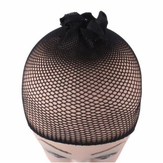 Lưới trùm tóc giả, Lưới trùm đen co dãn chắc chắn, Lưới đội tóc giả wig cap, lưới chùm tóc giả
