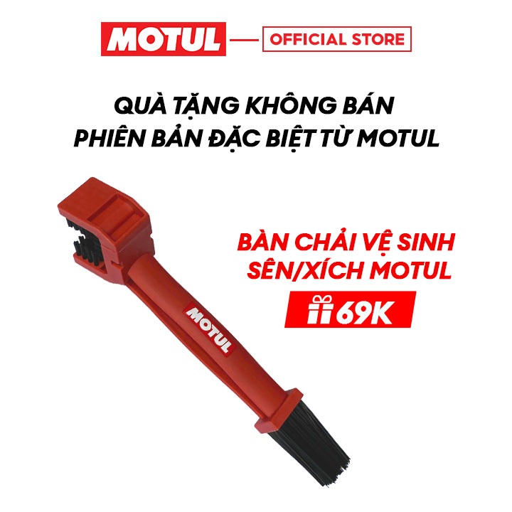 [QUÀ TẶNG KHÔNG BÁN] Bàn chải vệ sinh sên xích cao cấp Motul