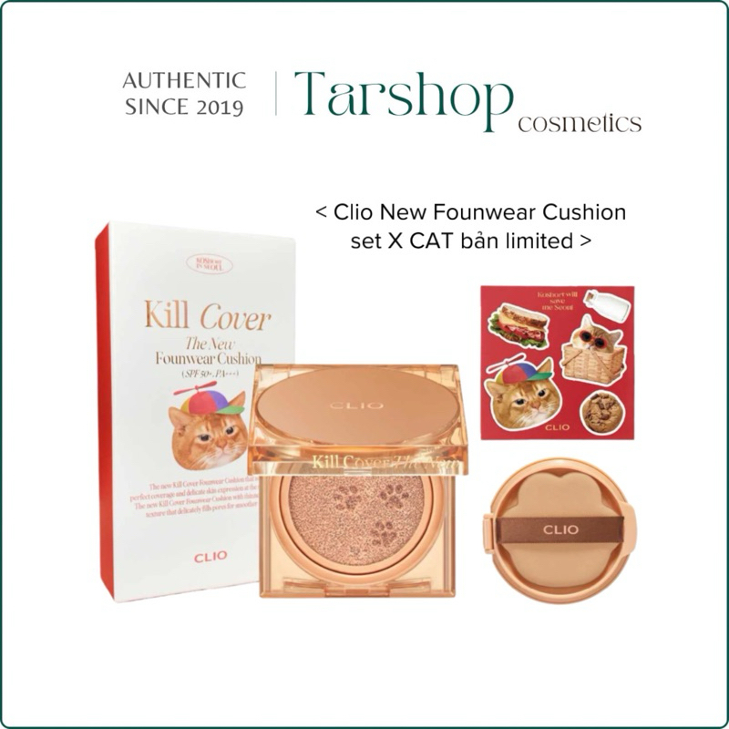 [Chính hãng] Phấn Nước Clio Kill Cover Cushion Set