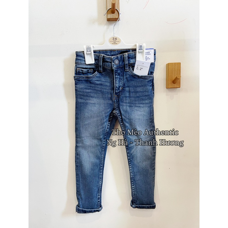 [Hm Authentic] Quần jeans skinny fit co giãn Bé trai