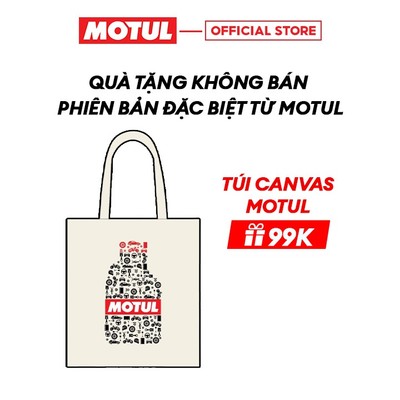 [QUÀ TẶNG KHÔNG BÁN] Tủi vải canvas Motul phiên bản đặc biệt - MÃ LỰC BỨT PHÁ