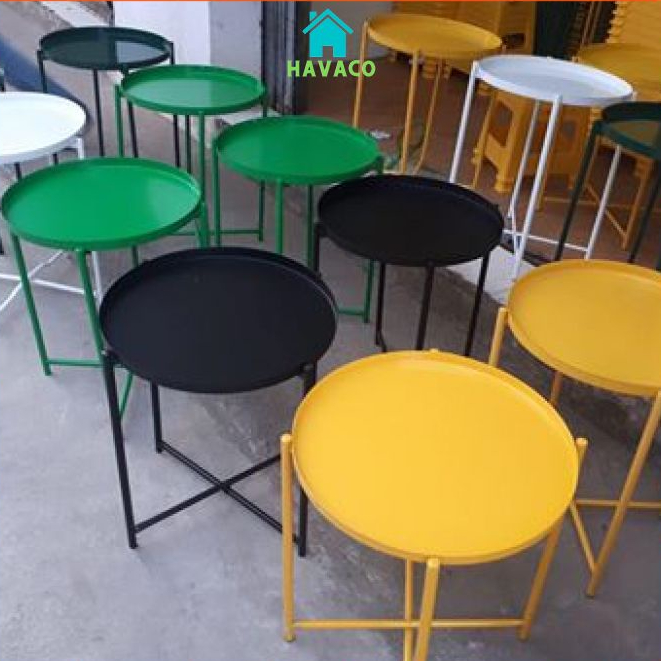 Bàn trà chanh cà phê chân gấp gọn Gladom (chat để chọn màu)