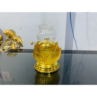 đèn dầu thờ cúng hoa sen Ms 09.đèn sen trắng bóng dời tim đèn thờ cúng
