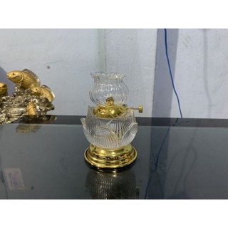 đèn dầu thờ cúng hoa sen Ms 09.đèn sen trắng bóng dời tim đèn thờ cúng