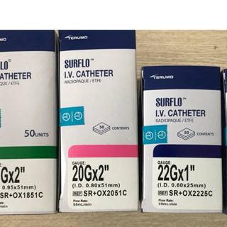 Kim Luồn Tĩnh Mạch Terumo -Nhật Bản,Số 16G,18G,20G,22G,24G.Hộp 50cái