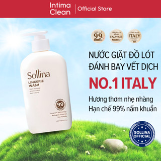 Nước Giặt Xả Sollina Dịu Nhẹ, An Toàn Cho Da, Sạch Vết Bẩn Quần Lót Màu Vàng